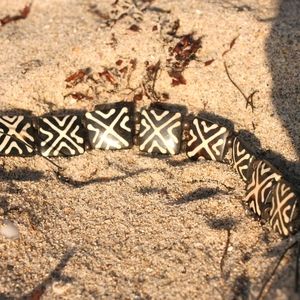 Wooden X Pattern Bracelets/Anklets
